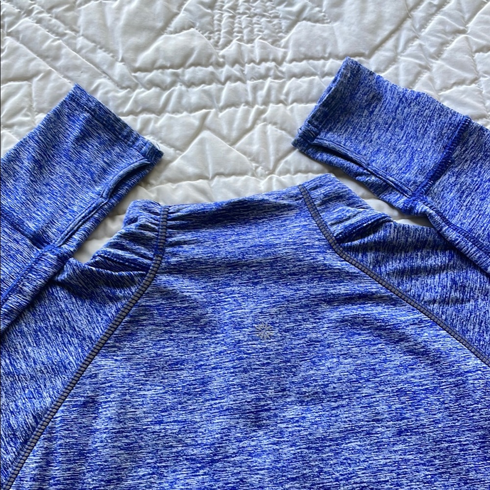 Tangerine Blue Pullover with Yellow Accent - Picture 9 of 10